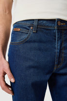 Wrangler Texas Stretch Straight Jeans - Darkstone
