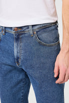 Wrangler Texas Stretch Straight Jeans - Stonewash