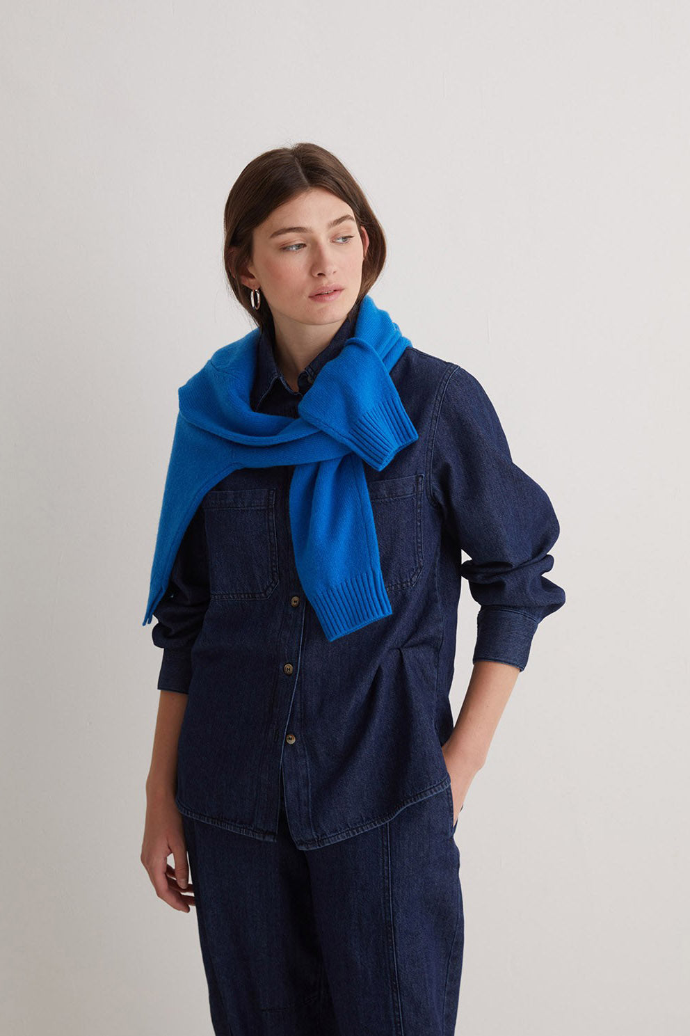 Yerse Denim Shirt - Indigo