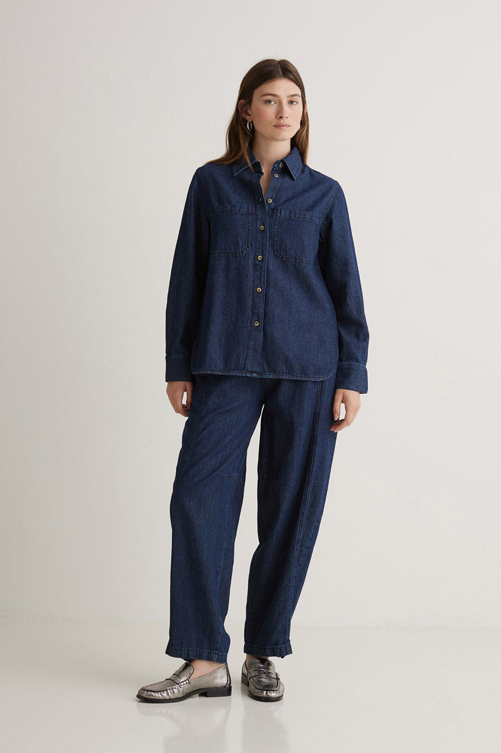 Yerse Denim Shirt - Indigo
