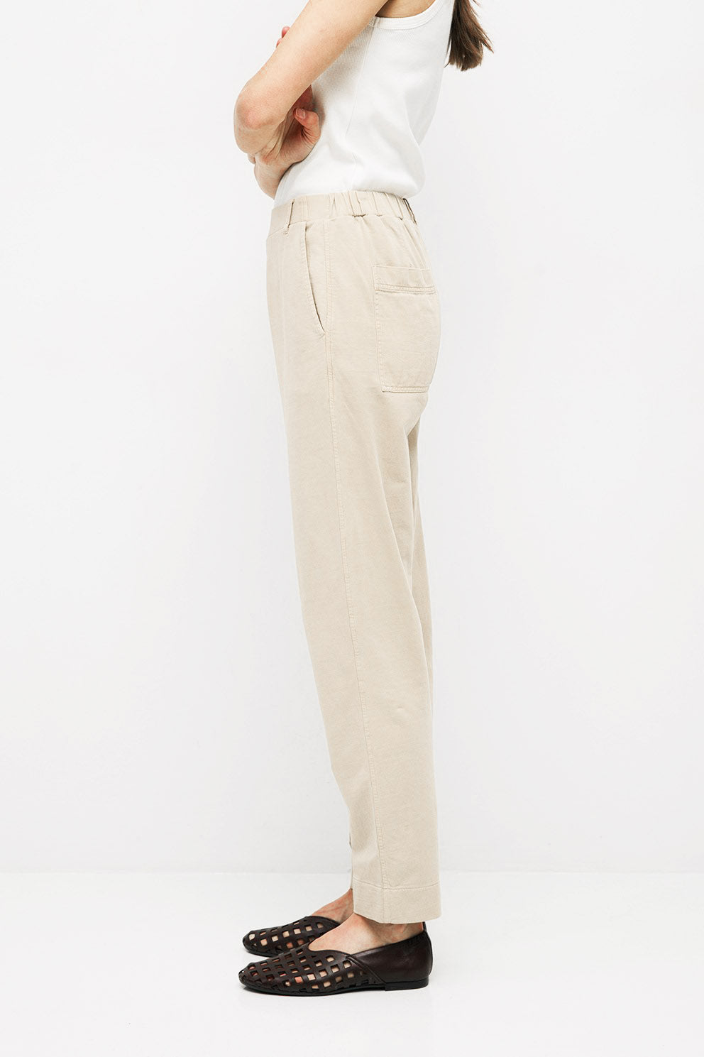 Yerse Jogger Trousers - Ecru