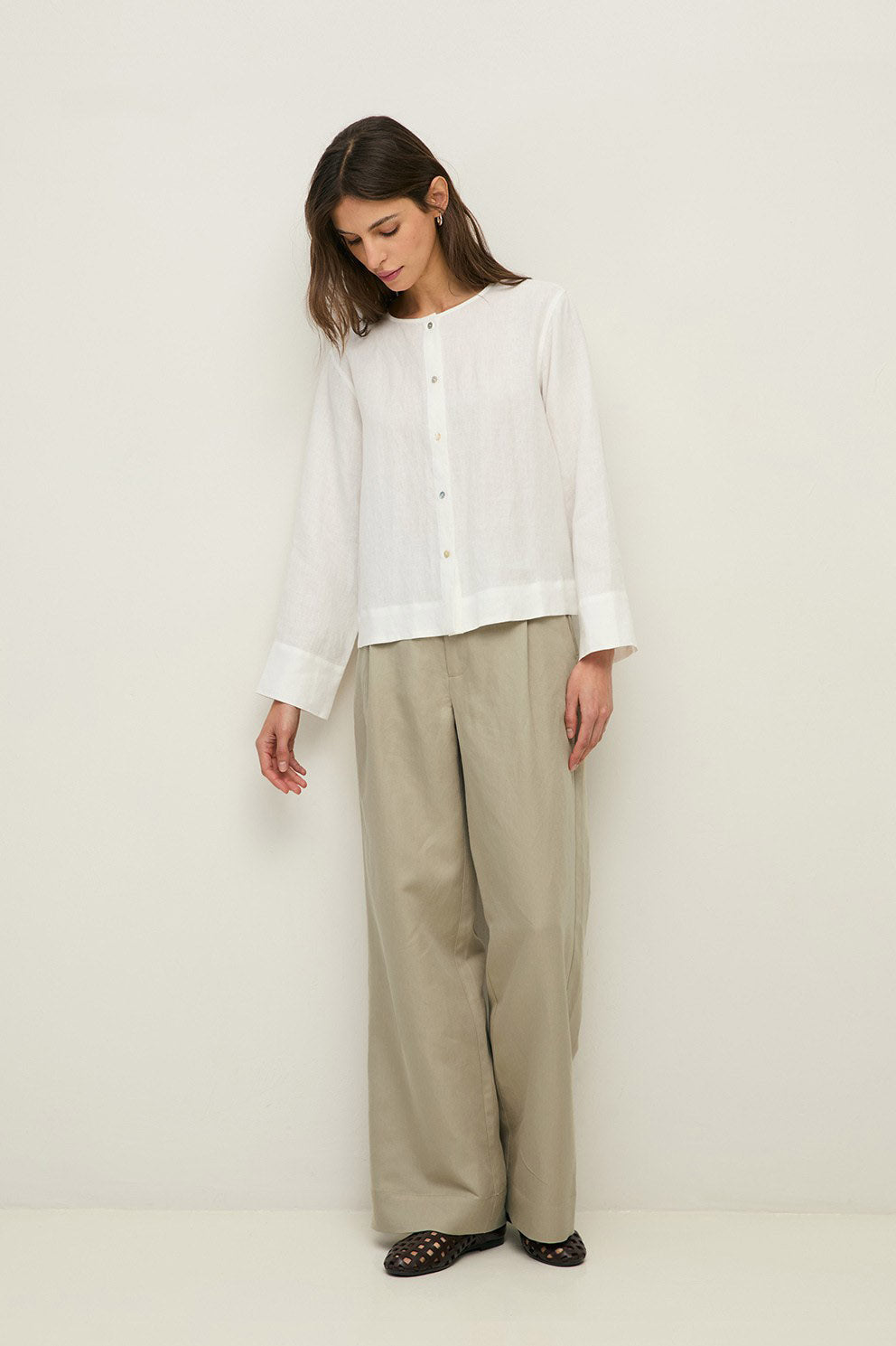 Yerse Pure Hemp Shirt - White