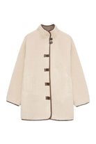 Yerse Shearling Coat - Ecru