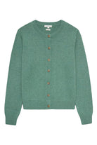 Yerse Wool Blend Cardigan - Green
